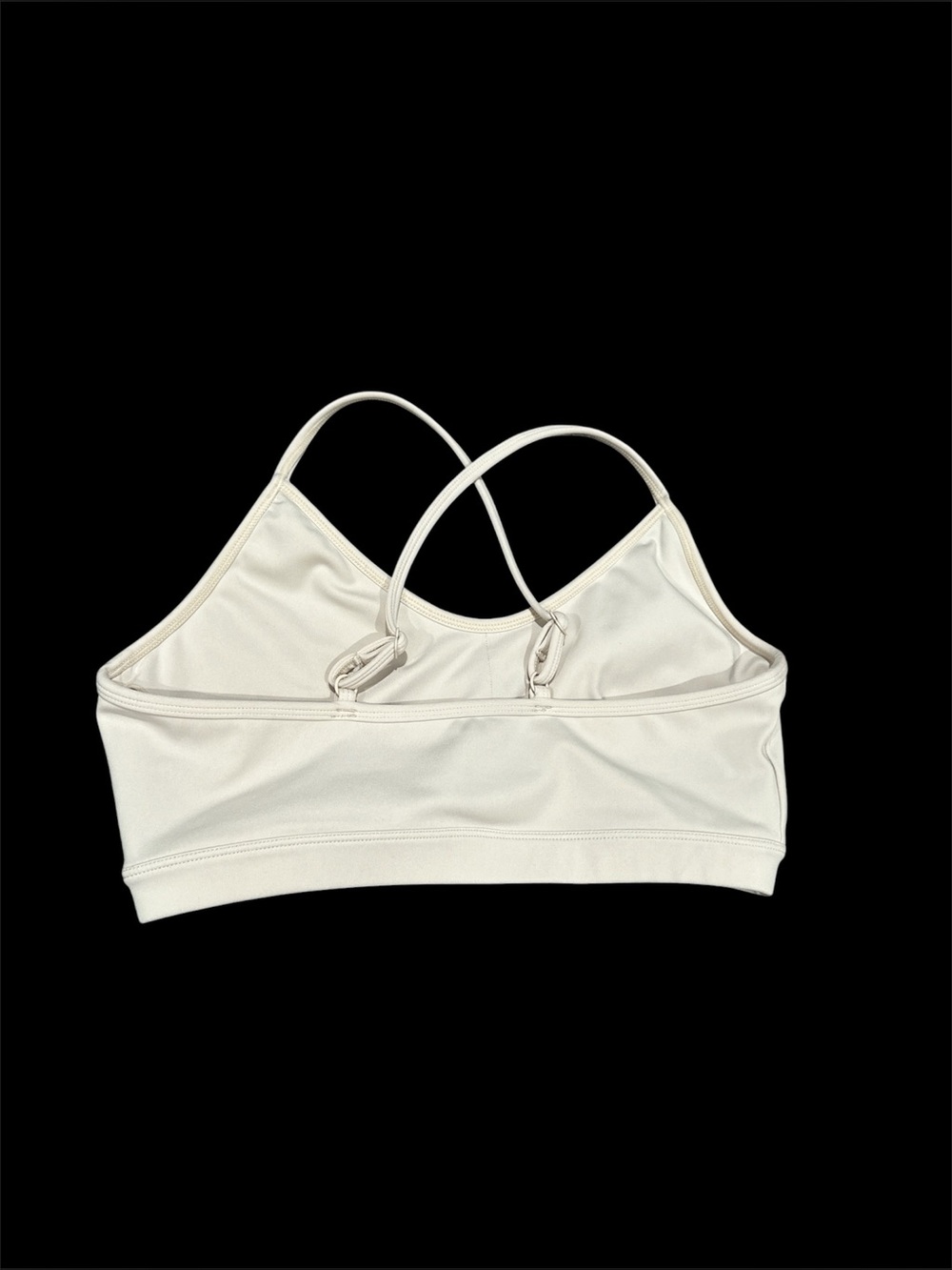 AYBL Women's Crossback Sports Bra in Light Beige Medium - Picture 3 of 5
